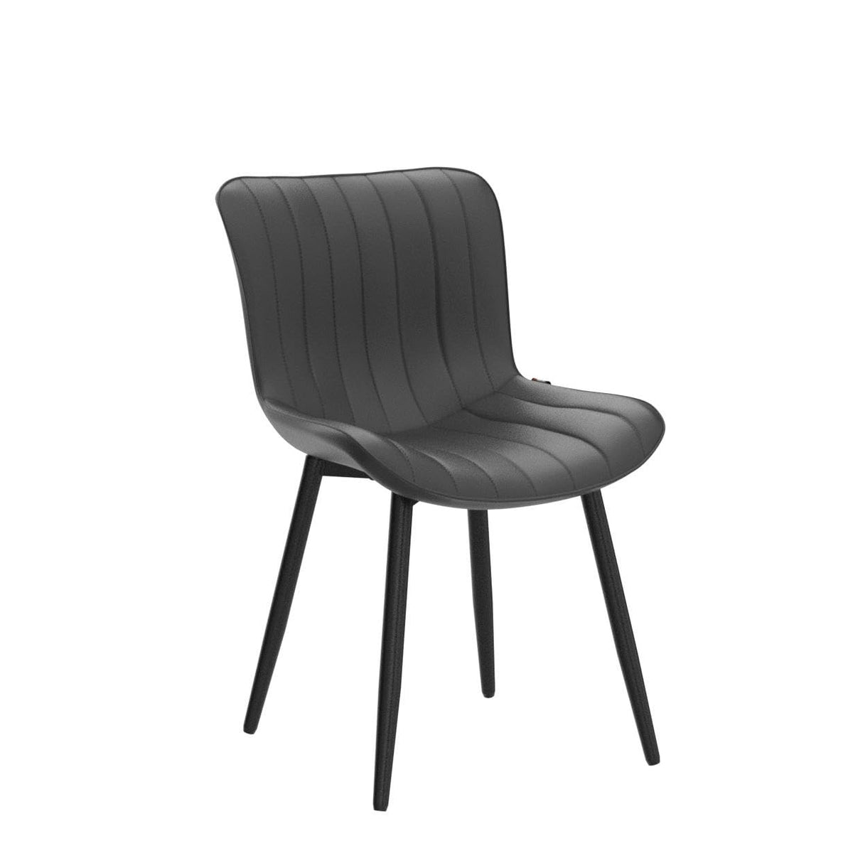 Black Dining Chairs Set of 2 J471