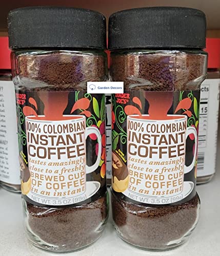 100% Colombian Instant Coffee 3.5oz (Two Bottles) S470