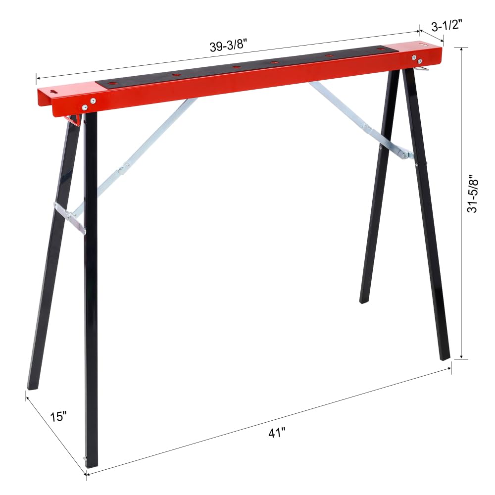 Foldable Steel Saw Horses 2 Pack V690