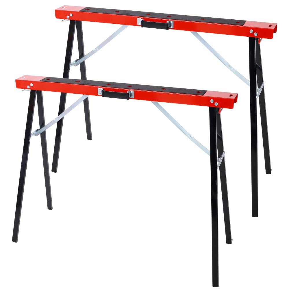 Foldable Steel Saw Horses 2 Pack V690