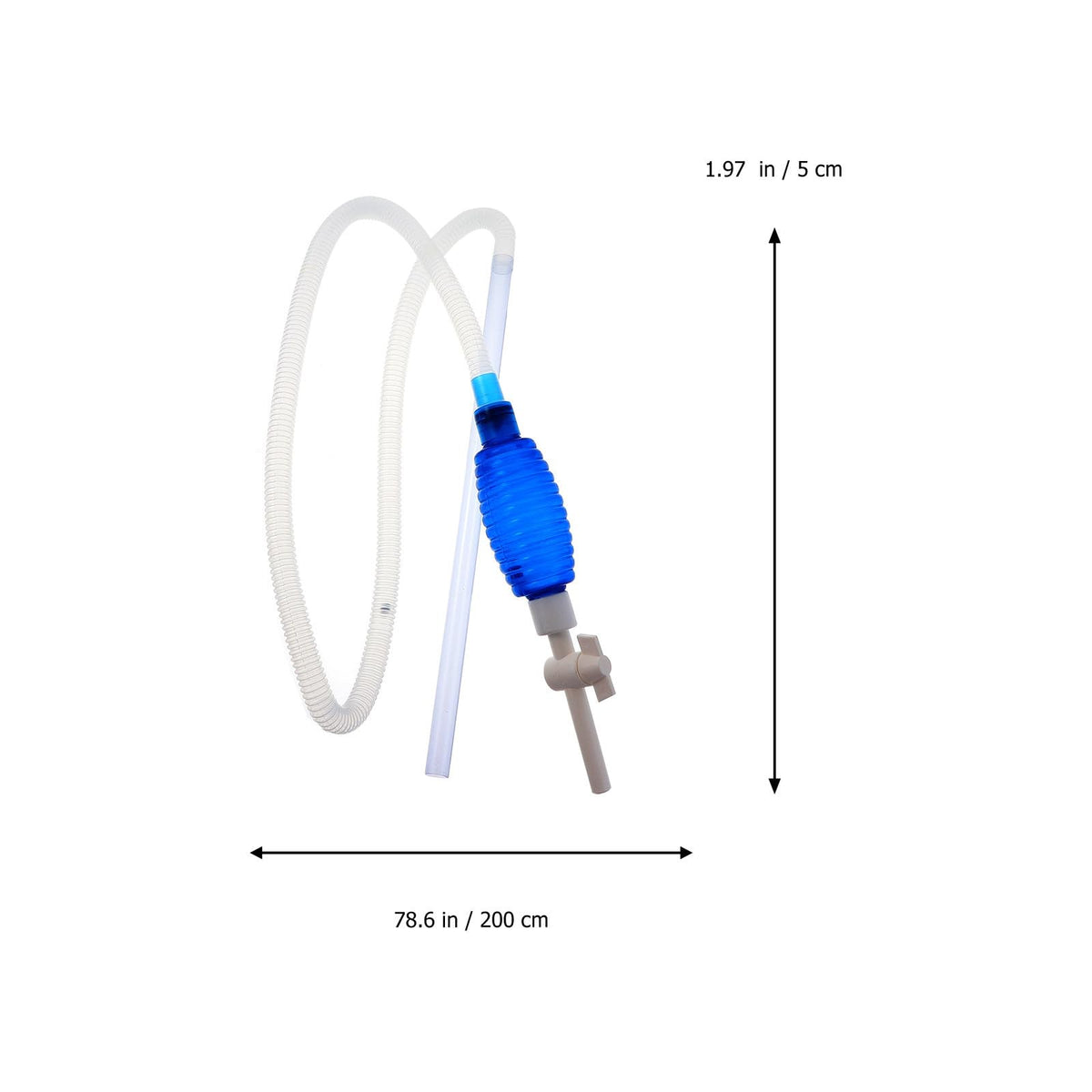 Fish Tank Water Changer Siphon Cleaner with Flow Control D563969
