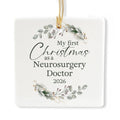 Ceramic 3-inch Square-Shaped Ornament F375