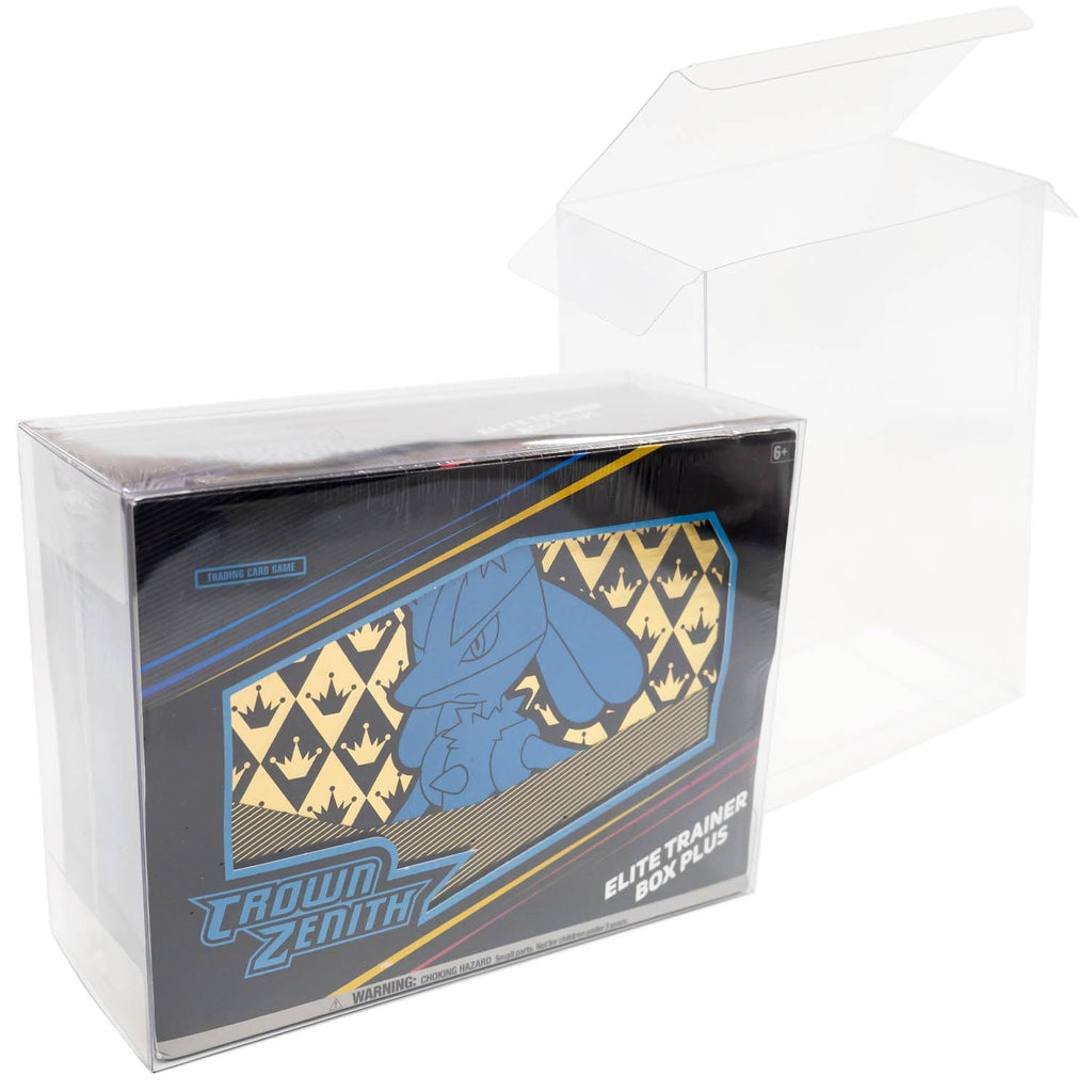 Protector Case for Pokemon Center Crown Zenith ETB Plus and Go Boxes - 5pk G7592