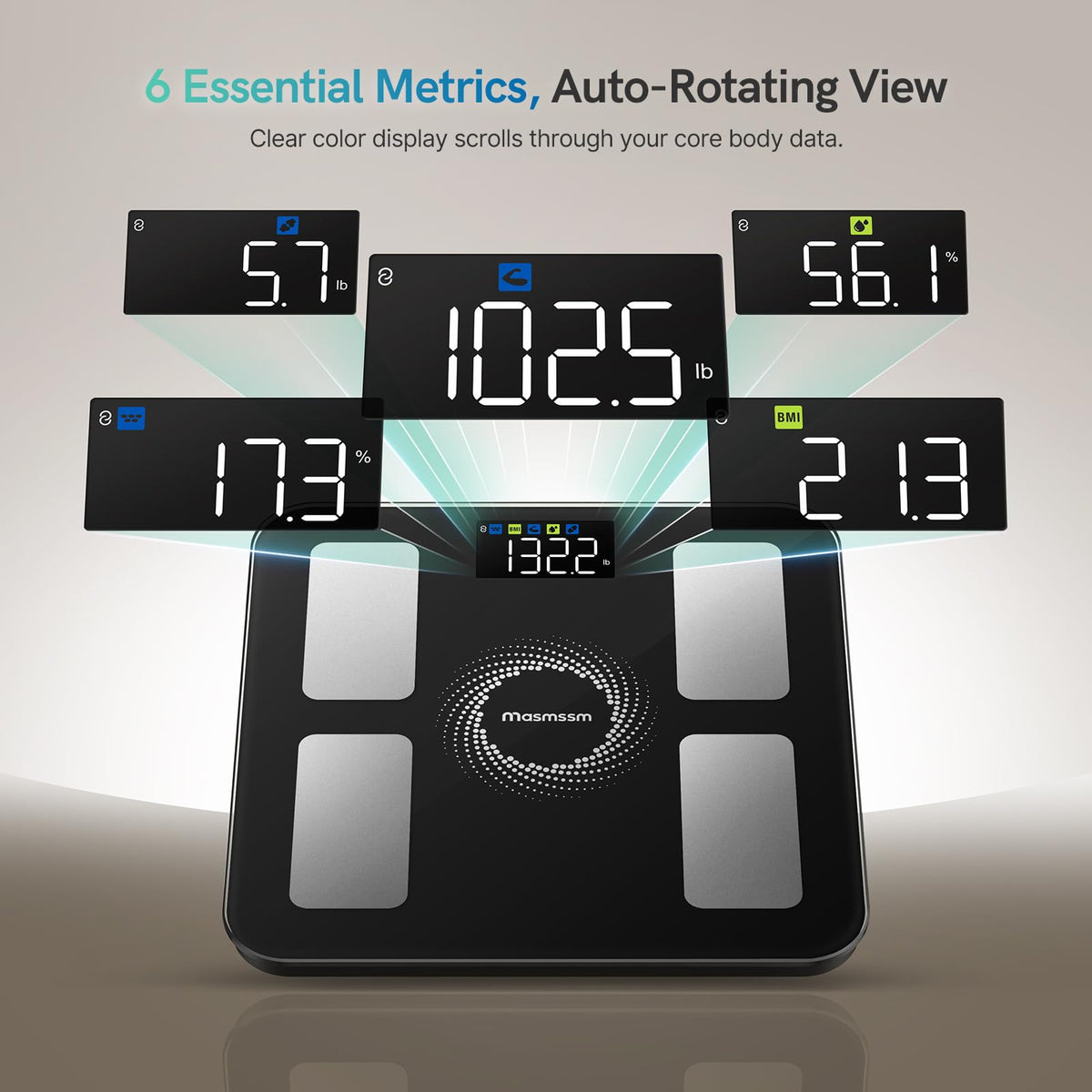 Smart Scale for Body Weight, BMI & Body Fat D968168