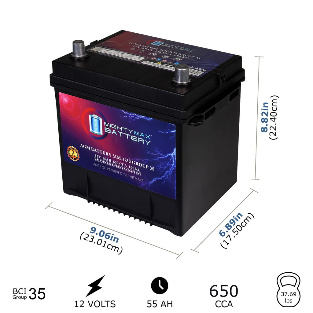 12V 55Ah AGM Replacement Battery G3559
