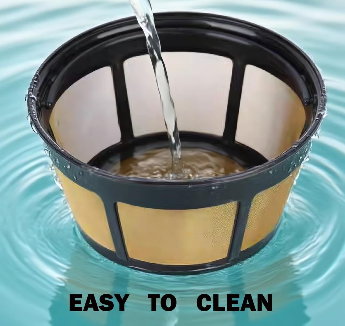 Reusable Stainless Steel Mesh Coffee Filter 2 Pack K2019