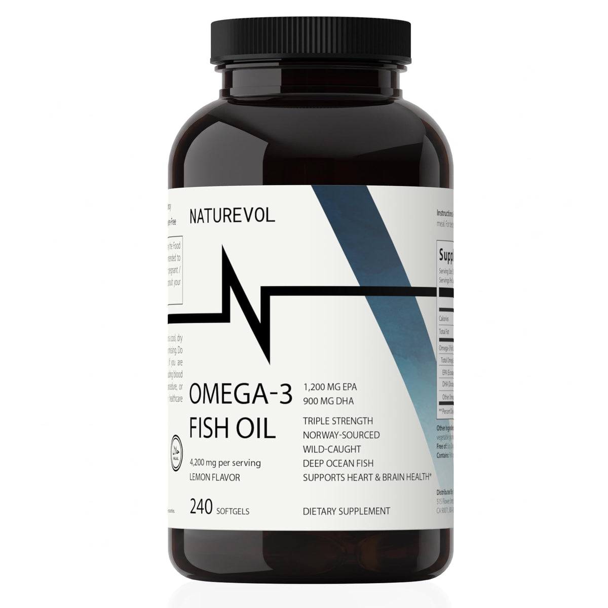 Omega-3 Fish Oil 4200mg 240 Softgels Q237322