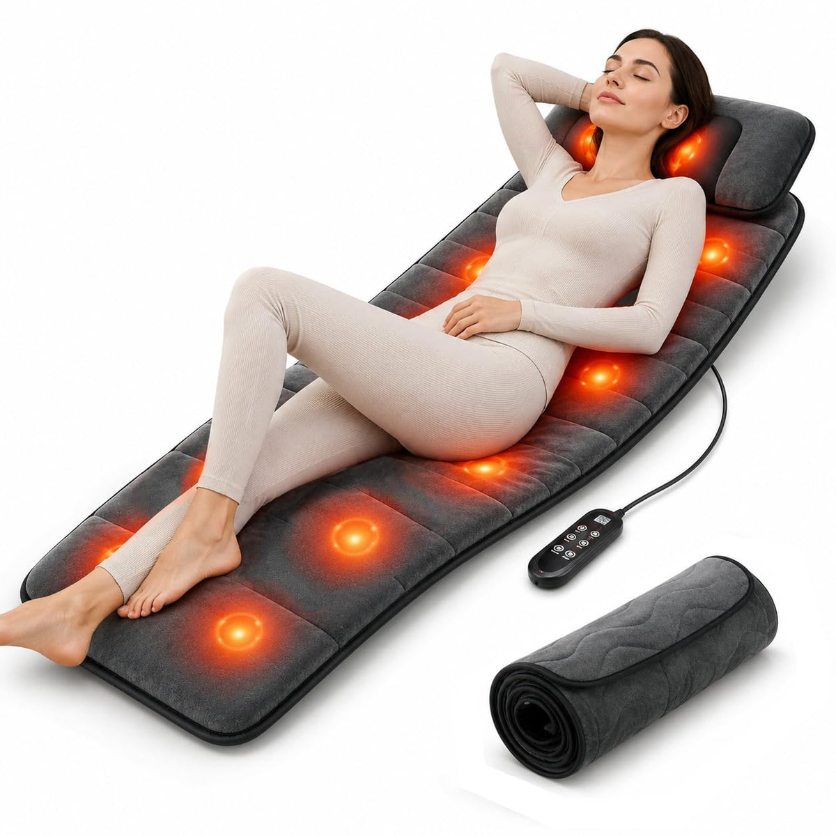 Full Body Massage Mat with Heat E7819