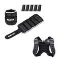1 Pair 5Lbs Adjustable Ankle Weights N22016