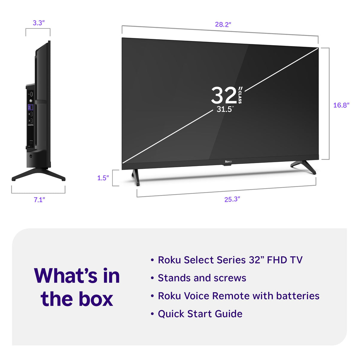 32-Inch 1080p Full HD LED Smart TV T109