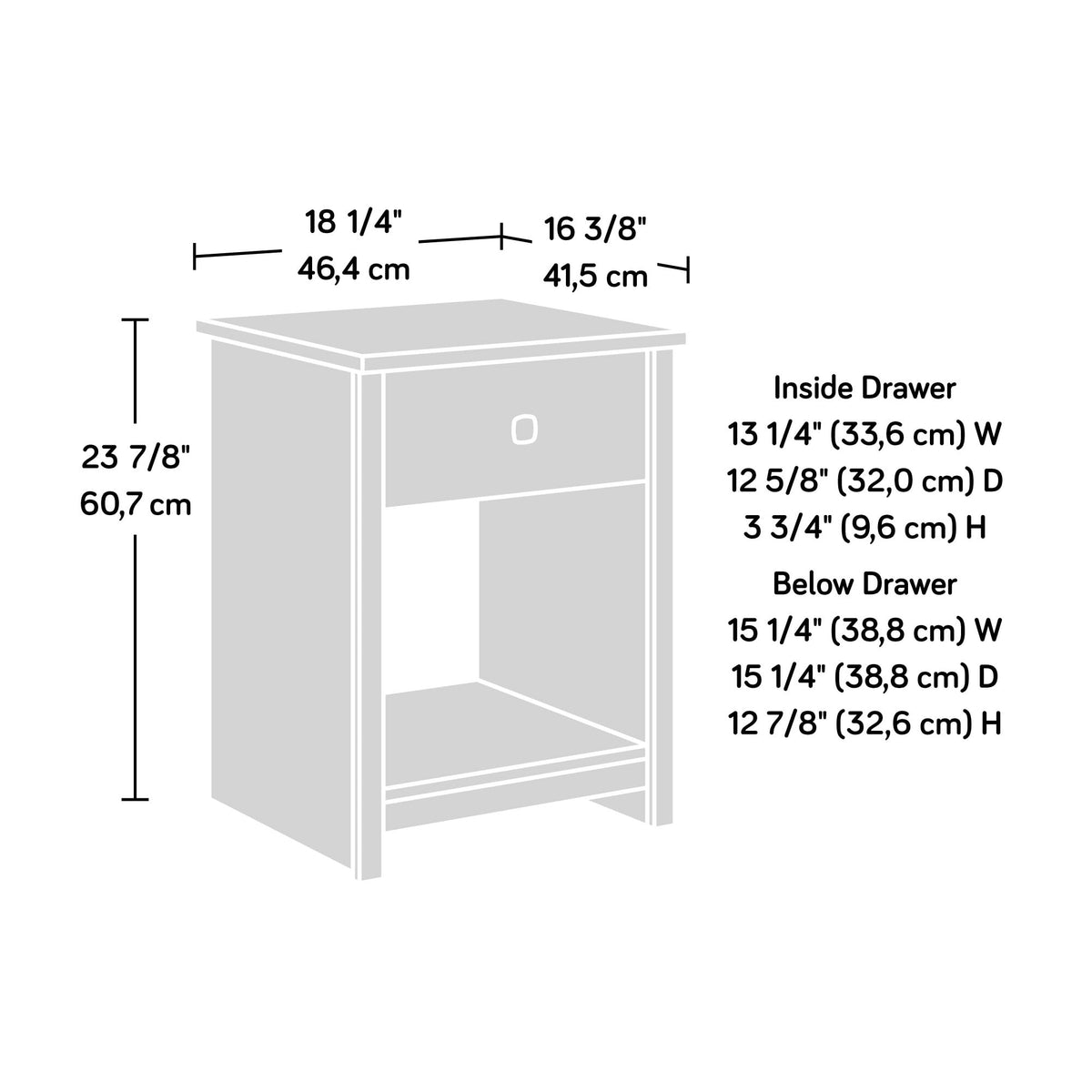 White Night Stand I43332