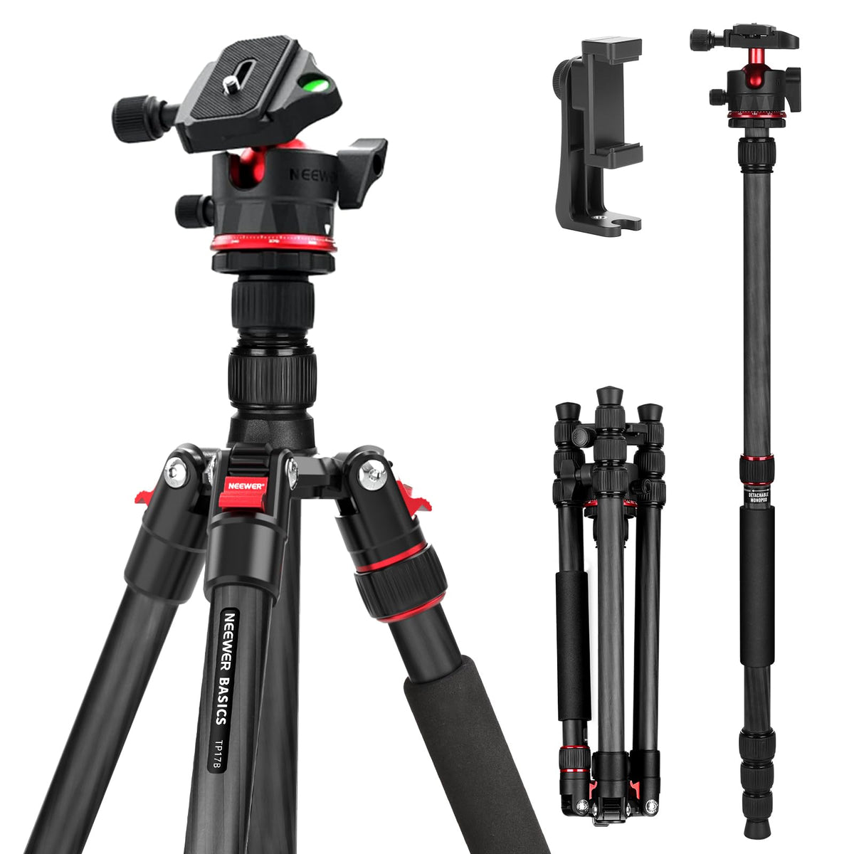 Carbon Fiber Travel Tripod Monopod P3200