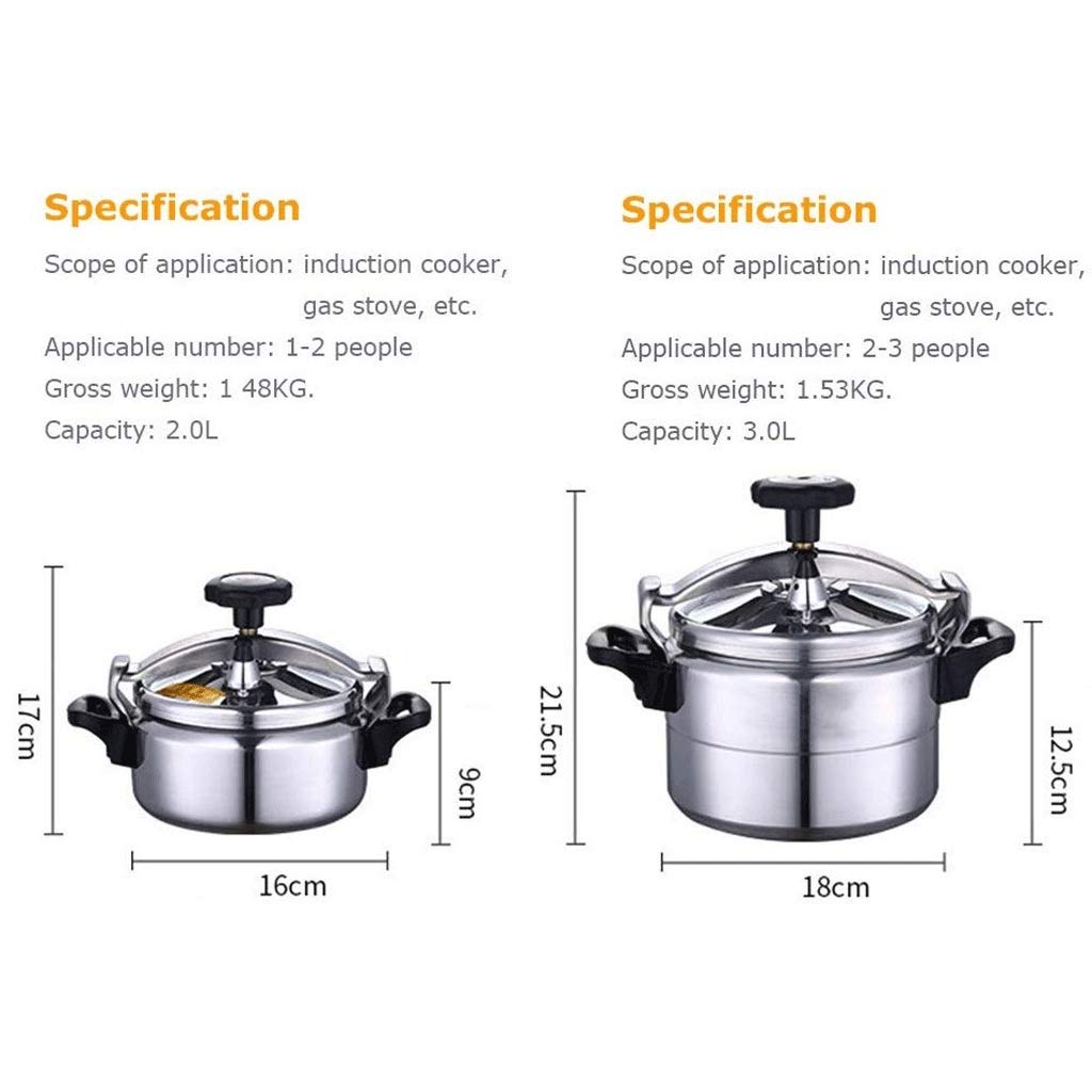 Aluminum Non-stick Pressure Cooker 2L X233