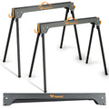 Heavy Duty Folding Saw Horses 2 Pack 2200 Lbs Load Capacity N21431