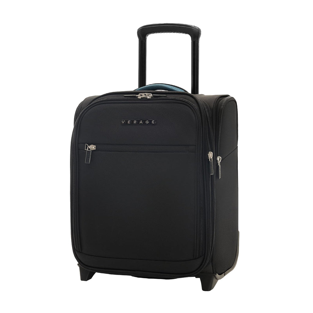 16-Inch Black Underseat Carry On Luggage with Wheels X5071