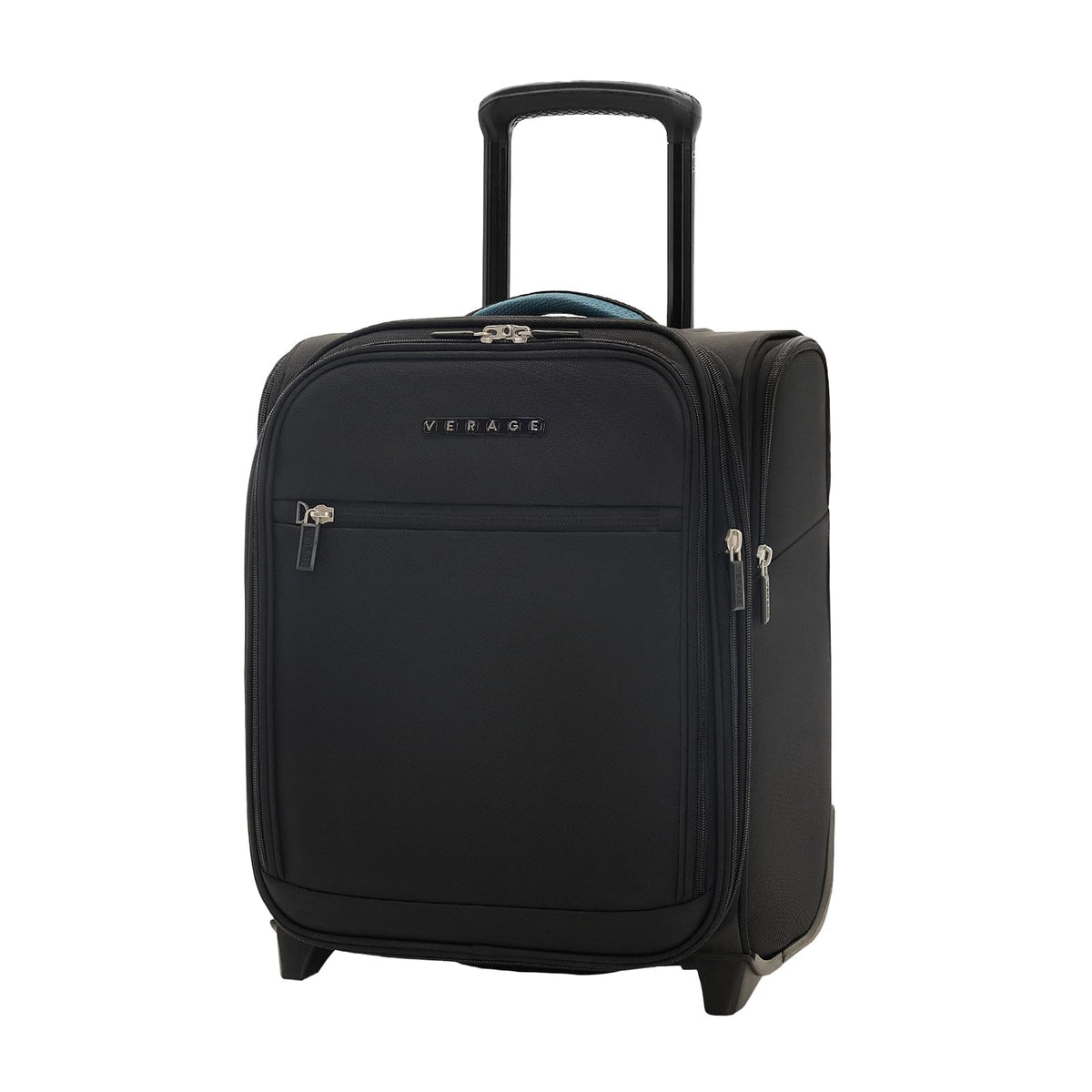 16-Inch Black Underseat Carry On Luggage with Wheels X5071