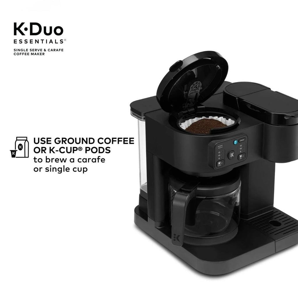 Single-Serve Pod Coffee Maker & Carafe, 72 Oz Reservoir, Black X8221