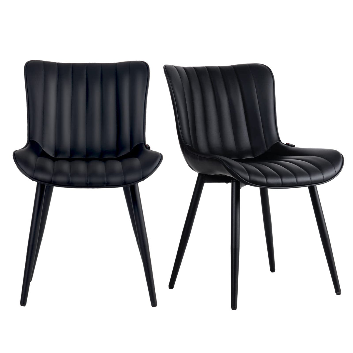 Black Dining Chairs Set of 2 J471