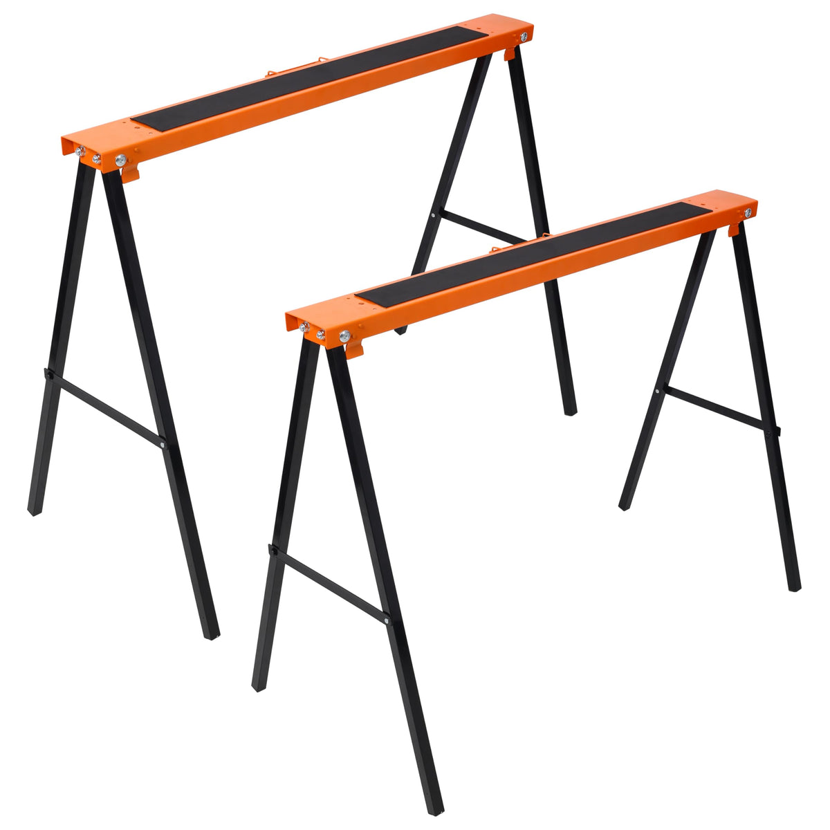 2 Pack Heavy Duty Folding Steel Saw Horses Y91504