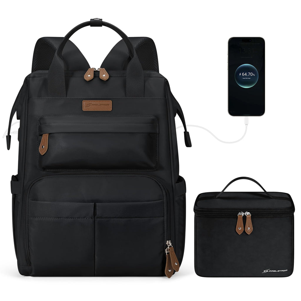 15.6-17.3" Laptop Backpack with Lunch Box Z458