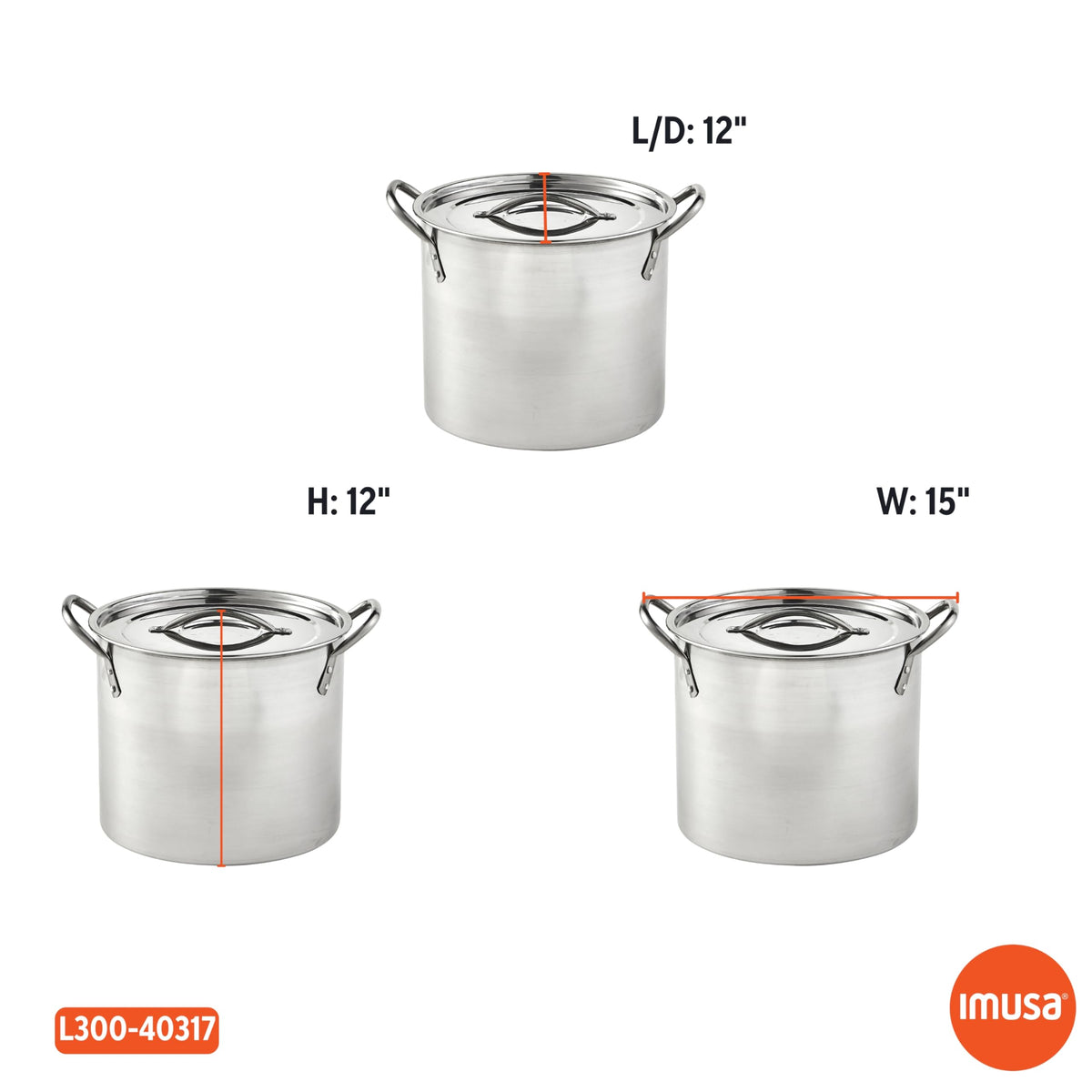 Stainless Steel 20-Quart Stock Pot H794