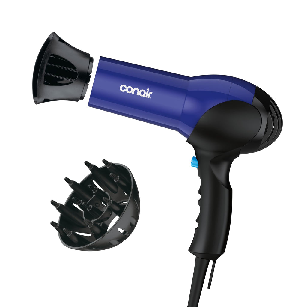 Lightweight 1875W Hair Dryer with Diffuser & Concentrator Attachments X6610