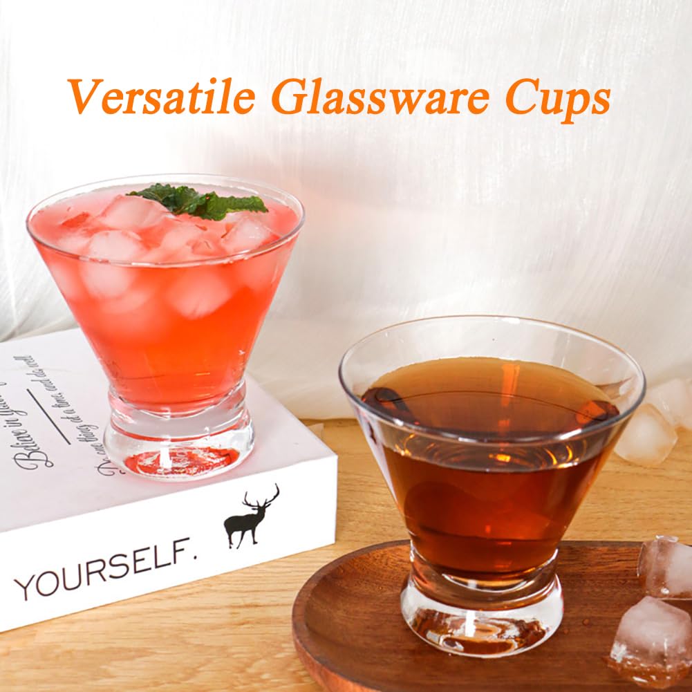 Stemless Martini Glasses Set of 4 P3357