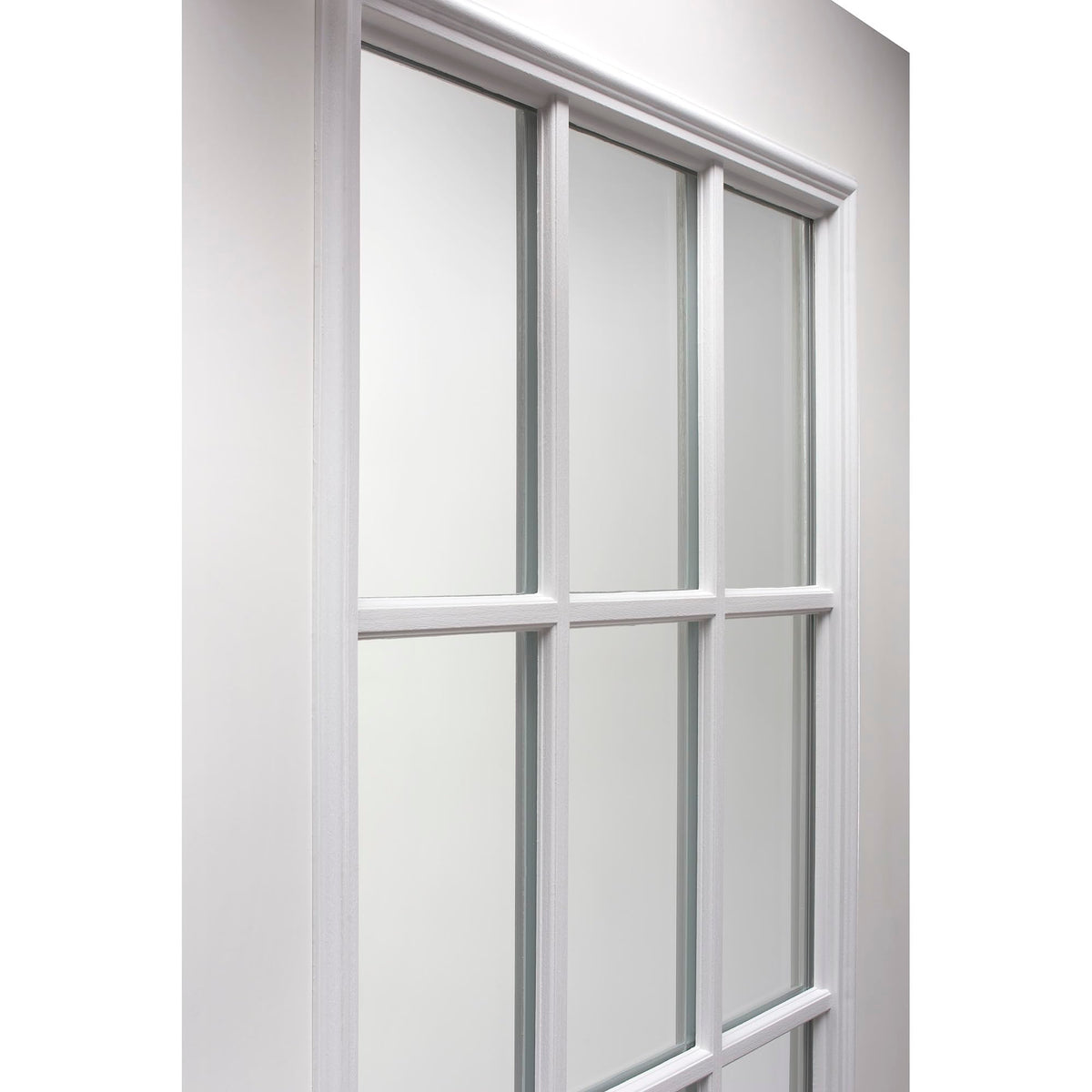 Fiberglass Smooth Primed Left Hand In-Swing Prehung Front Door 15 Lite Clear Glass 36" x 80" P261311