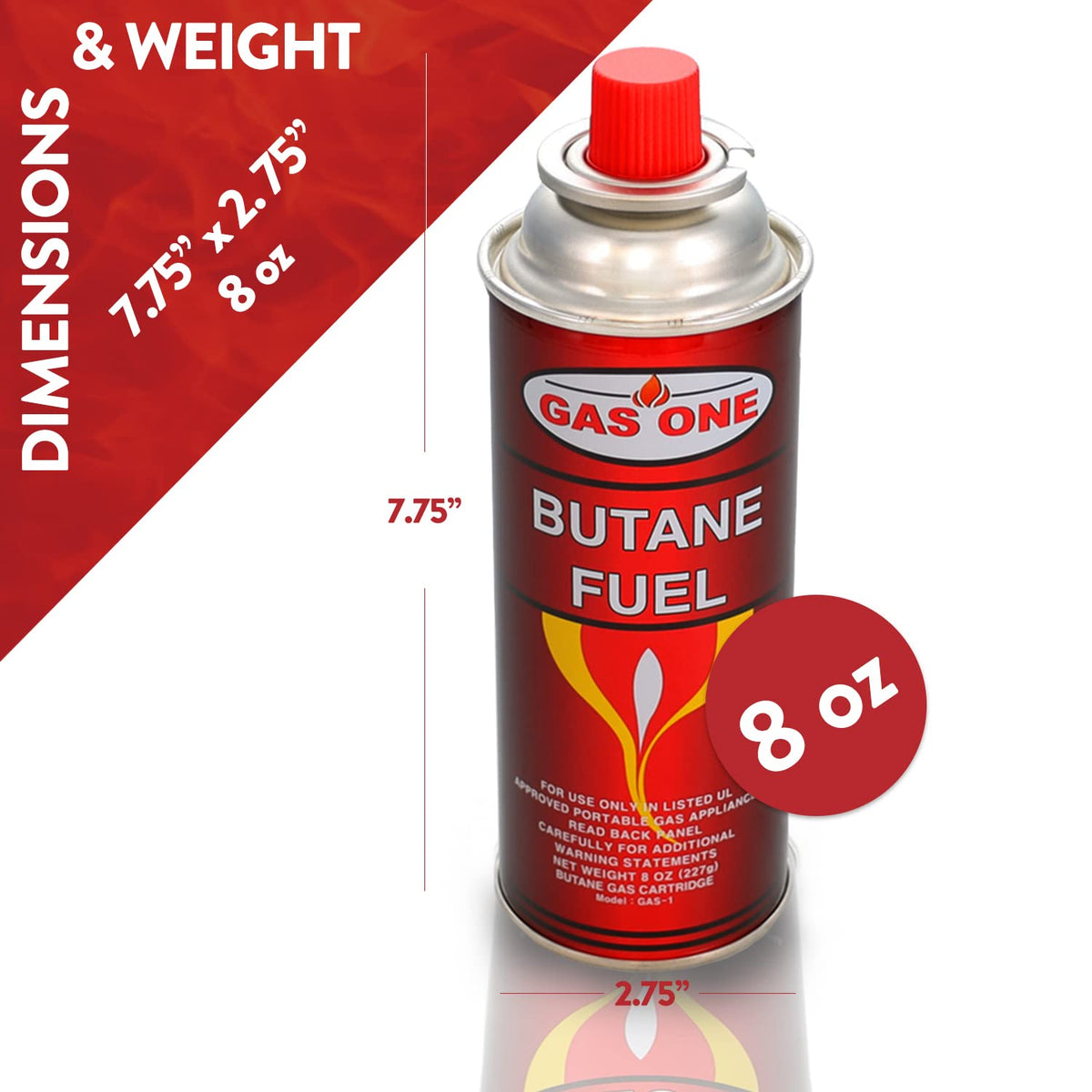 Butane 8 Ounce Canister F45040