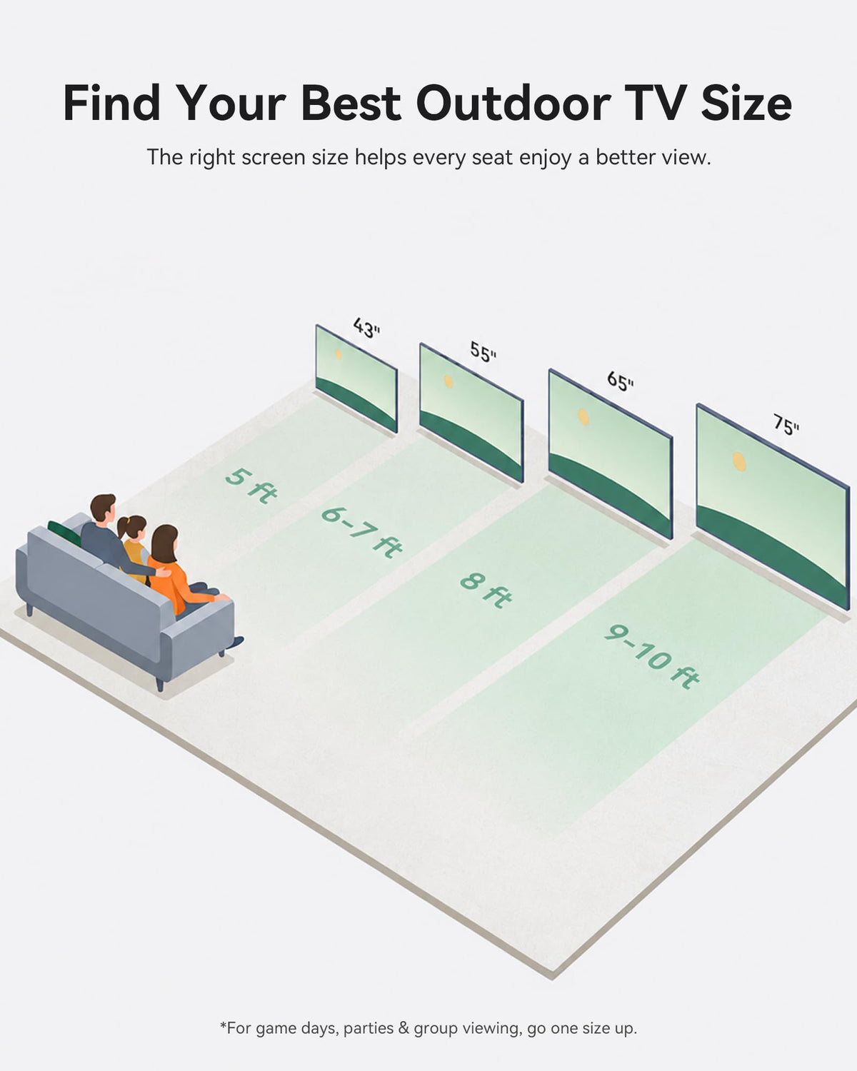 55" Smart Waterproof Outdoor TV X989402