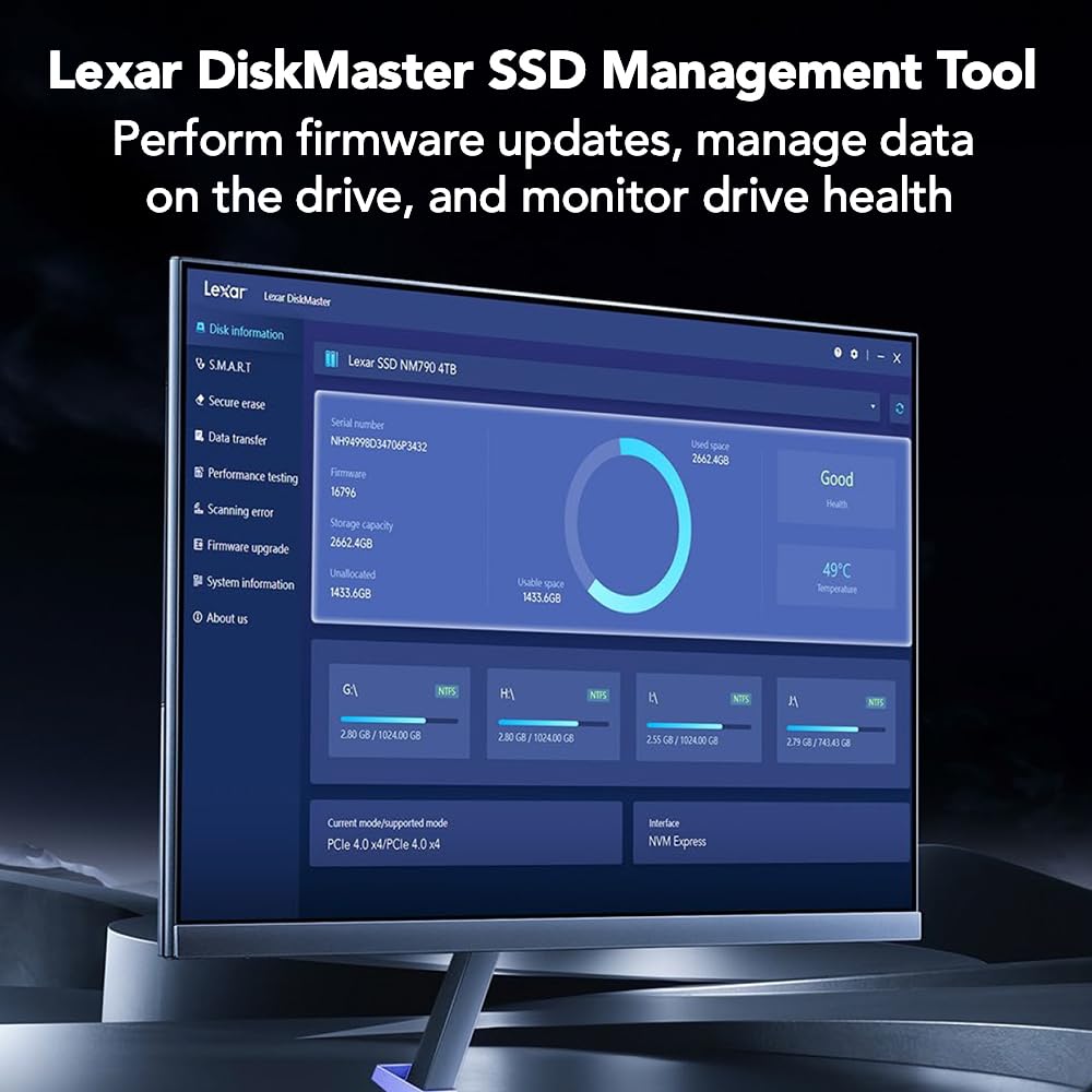 4TB NVMe SSD M.2 2280 PCIe Gen 5 Z216879