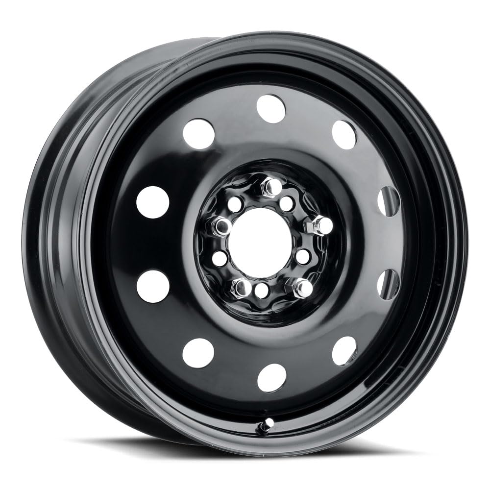 Black 16X6" 5X100 & 5X115 Steel Wheel R3650
