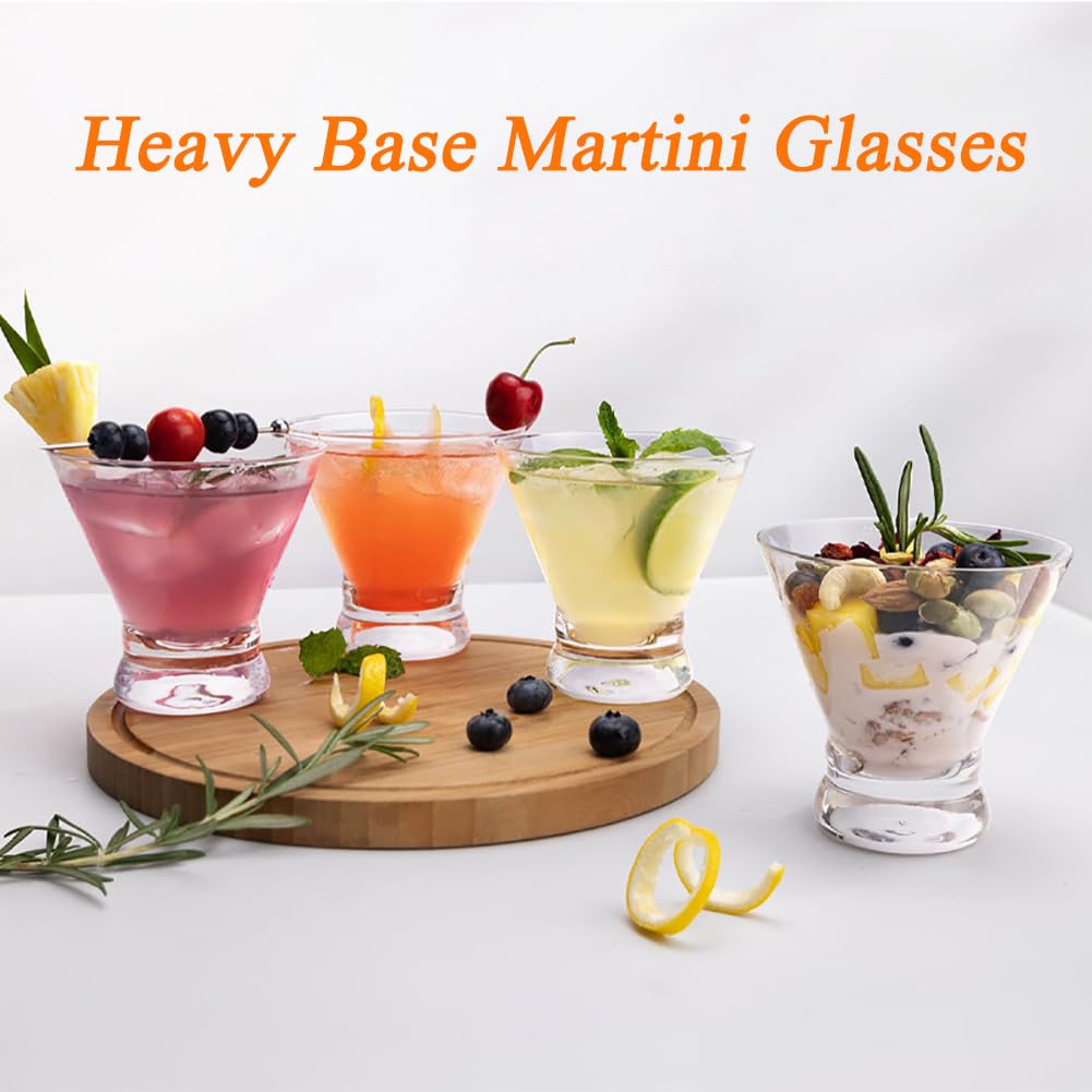 Stemless Martini Glasses Set of 4 P3357