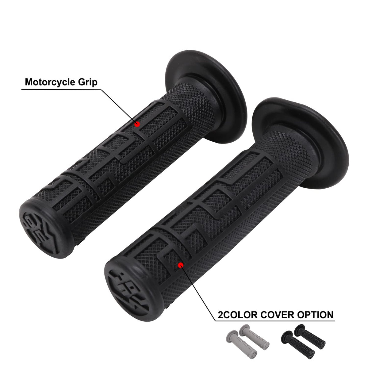 Black Handlebar Grips F2557