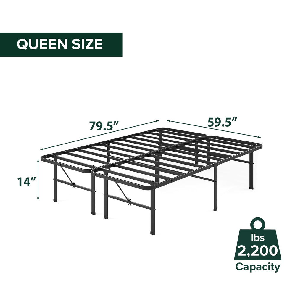 14 Inch Metal Bed Frame Queen M799621