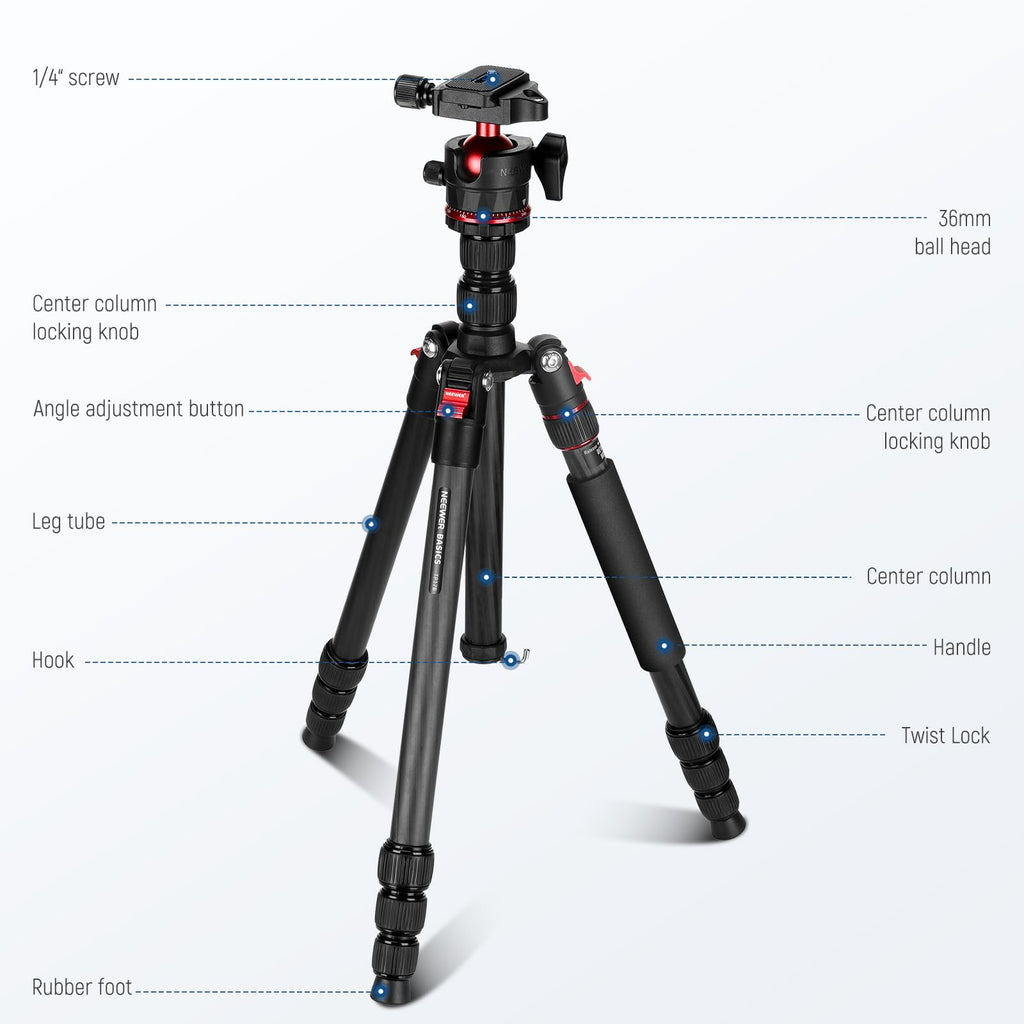 Carbon Fiber Travel Tripod Monopod P3200