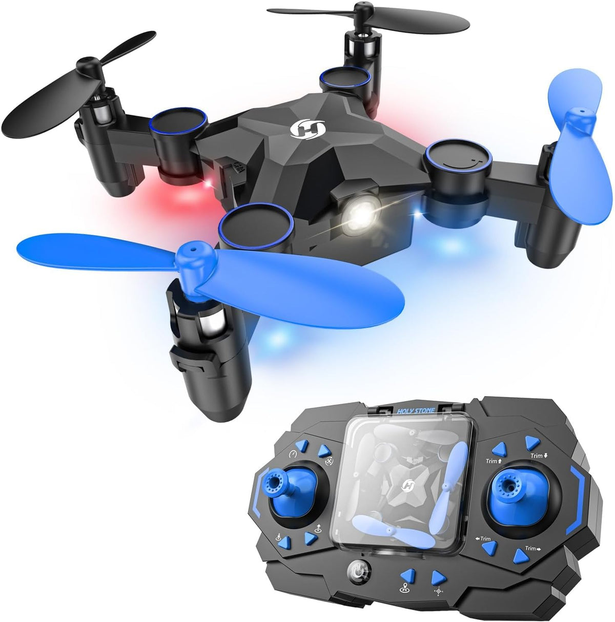 Foldable Mini Drone Blue D32655
