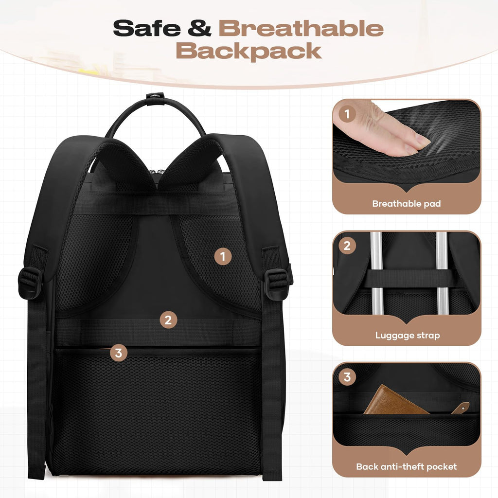 15.6-17.3" Laptop Backpack with Lunch Box Z458