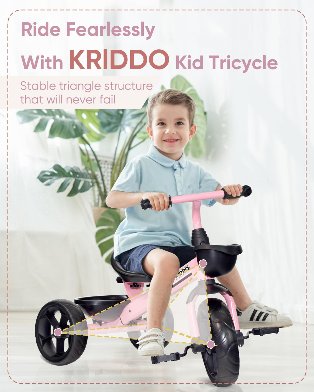 Kids Tricycle with Protective Gear Set K182595