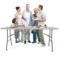White 6FT Folding Table Z275