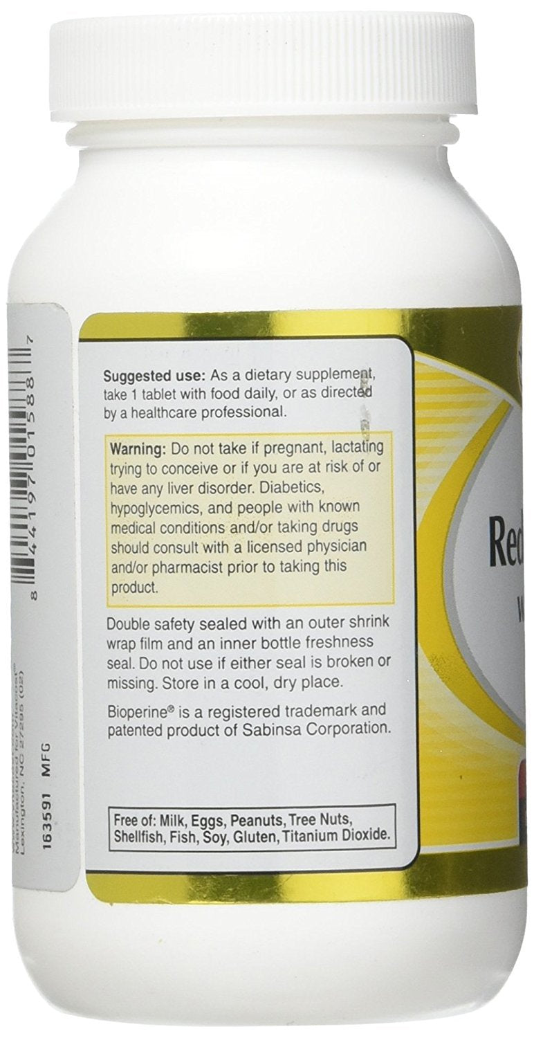 Red Yeast Rice 1200 mg CoQ10 60 Tablets E1552