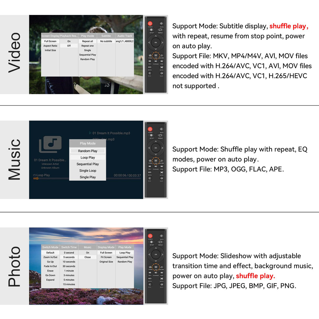 Mini 1080p HDMI Media Player E233924