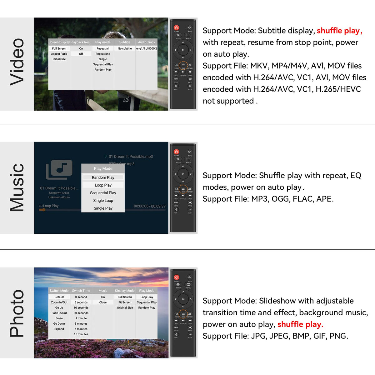 Mini 1080p HDMI Media Player E233924