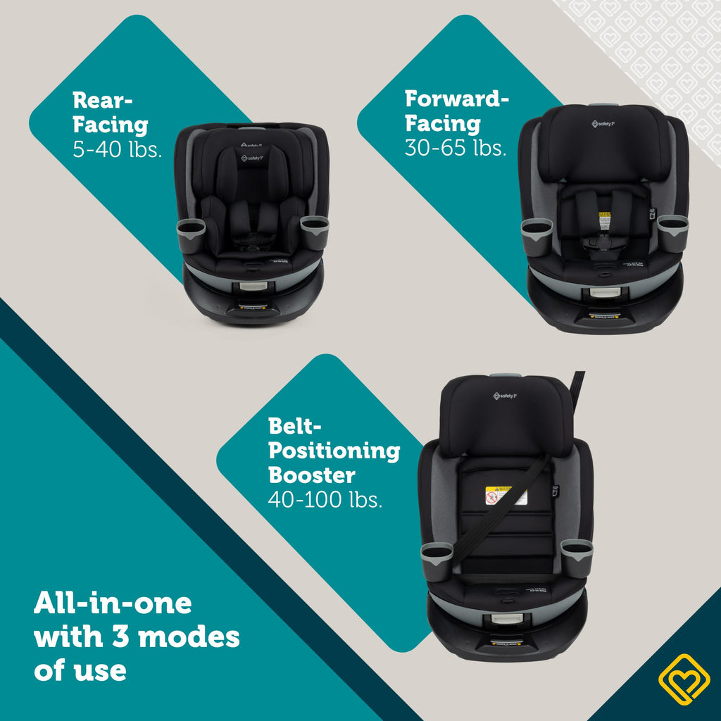 Black Convertible Car Seat F57387