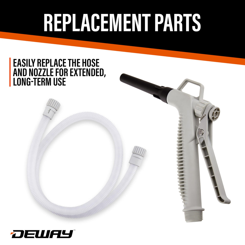Stick Fuel Pump with Trigger Nozzle and 51in Clear Hose O106654