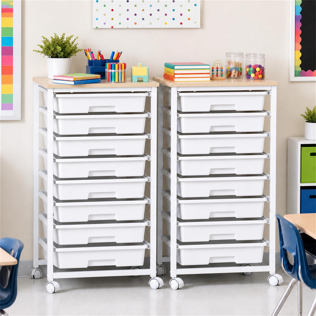 Rolling Cart with 8 Drawers P85612