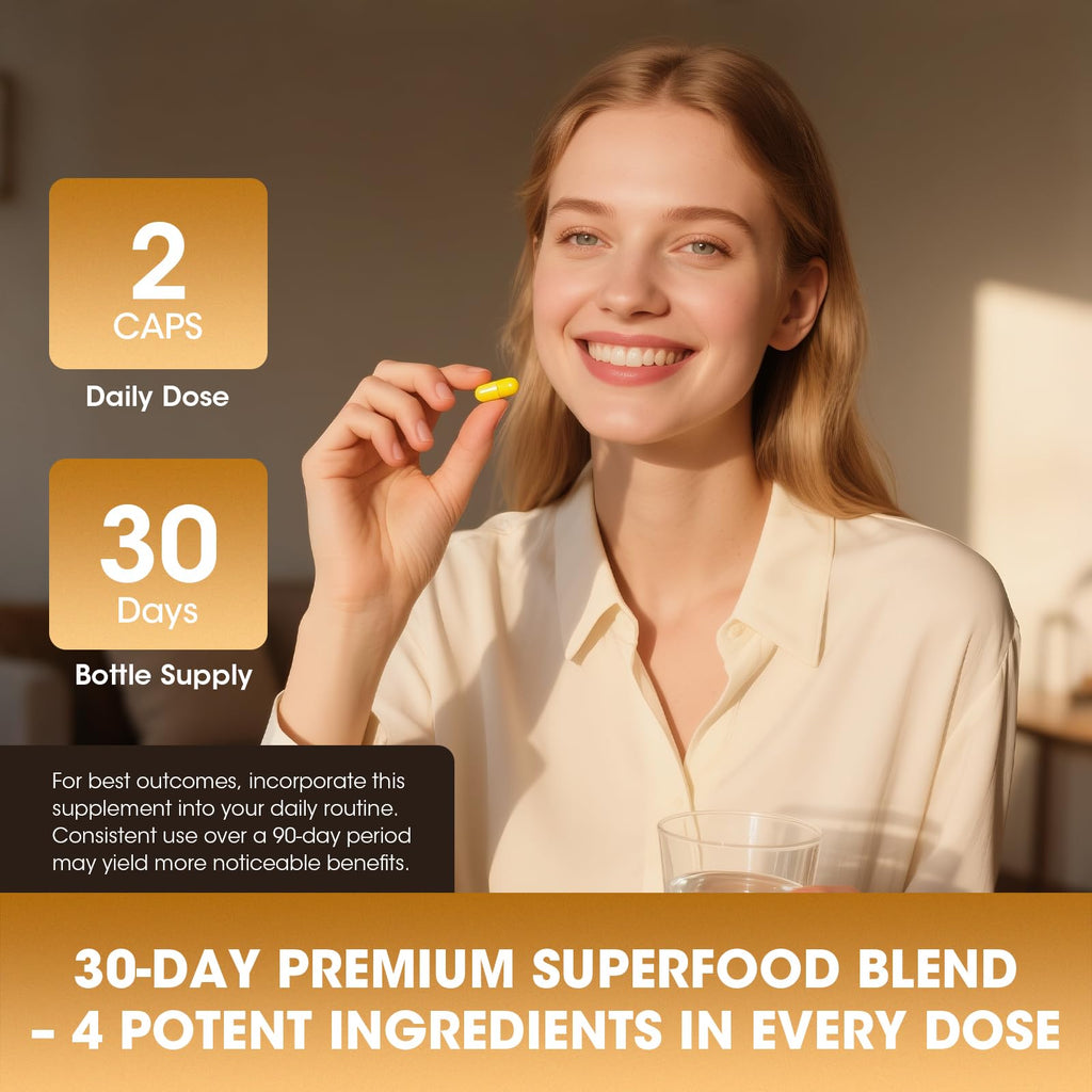 Moringa Capsules 10-in-1 Superfood Supplement F298084