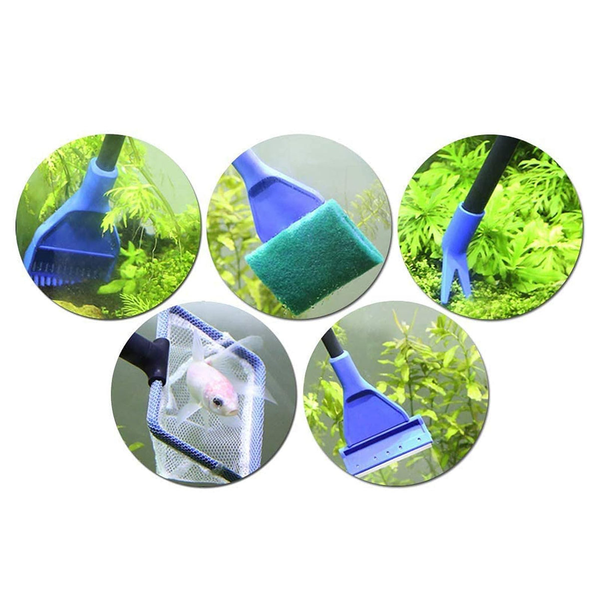 Fish Tank Water Changer Siphon Cleaner with Flow Control D563969