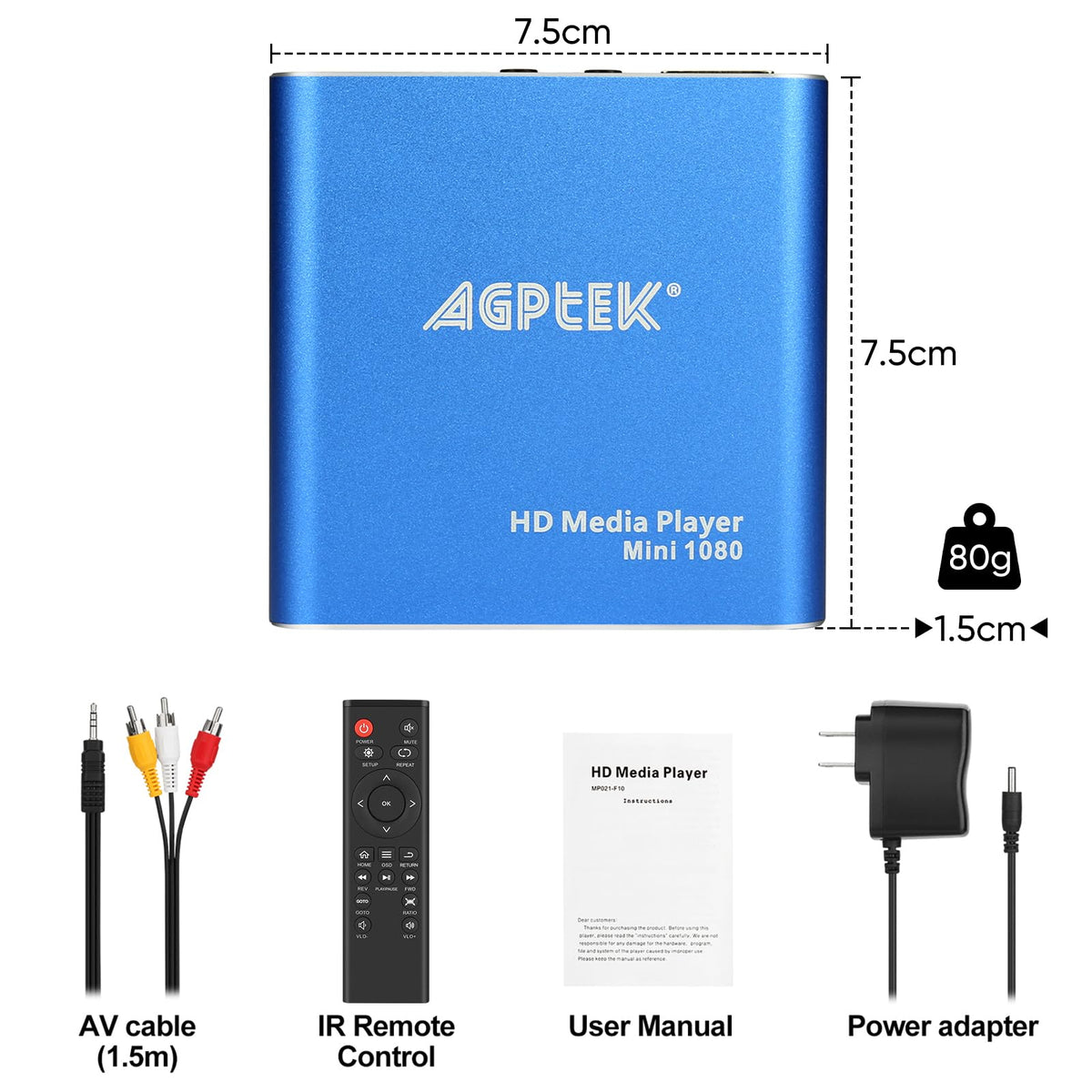 Mini 1080p HDMI Media Player E233924