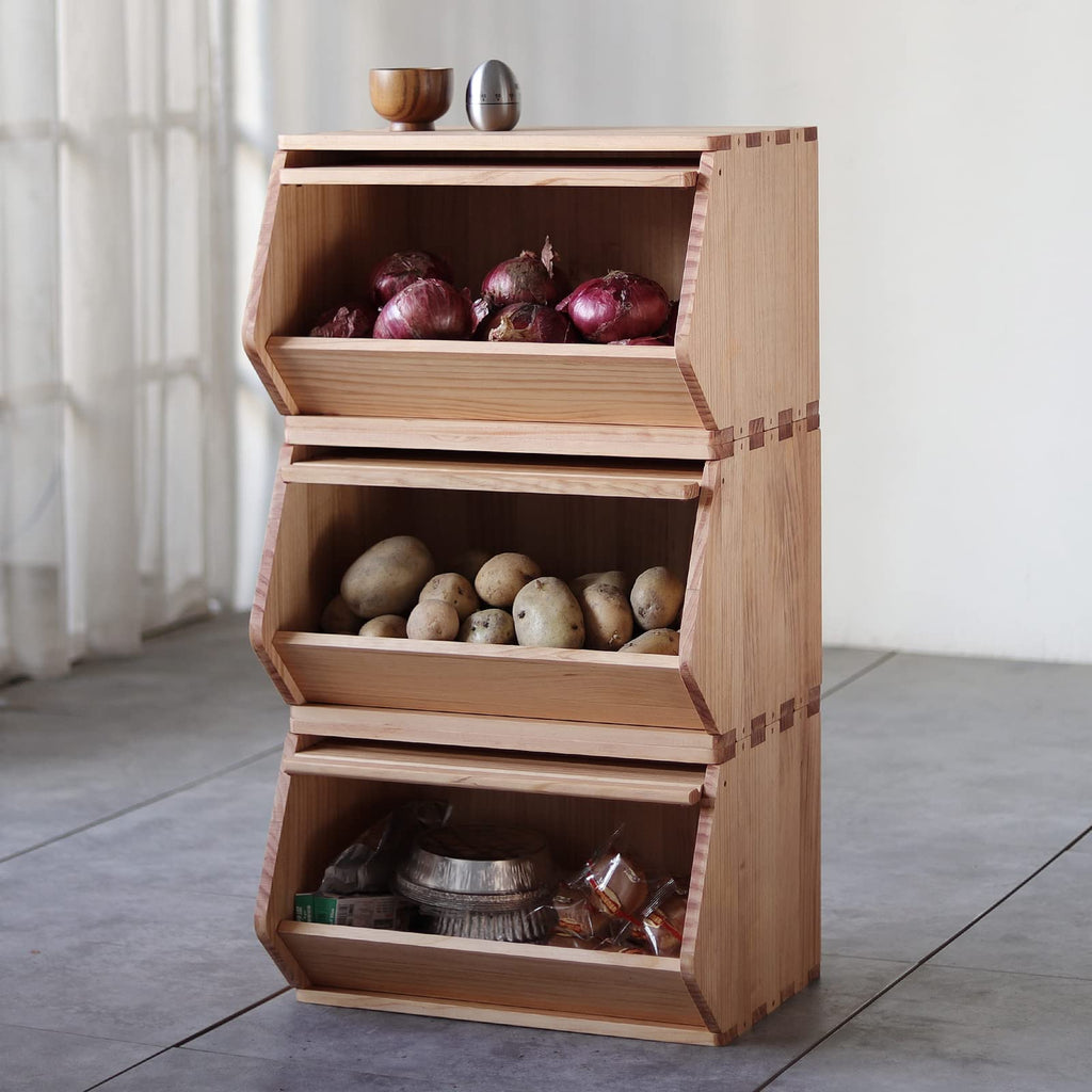Solid Wood Storage Chests with Lids M53823